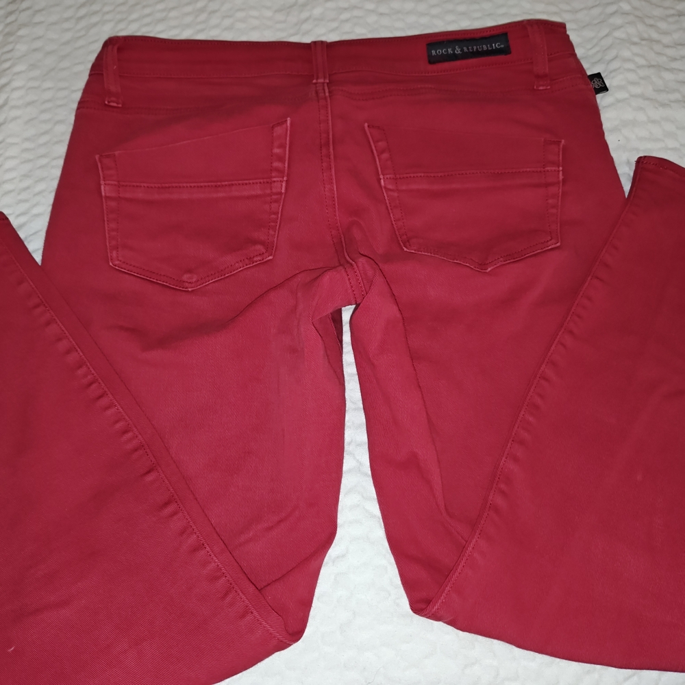 Rock & Republic Women's Red Jeans